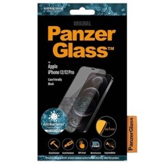 PanzerGlass Screen Protector for Apple iPhone 12 & 12 Pro - Black Transparent, Ultimate Protection & Clarity
